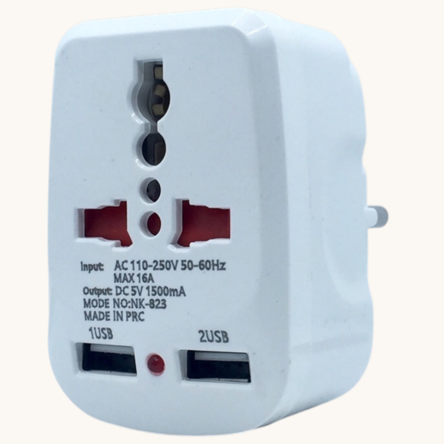 مبدل برق مدل 2USB-16A